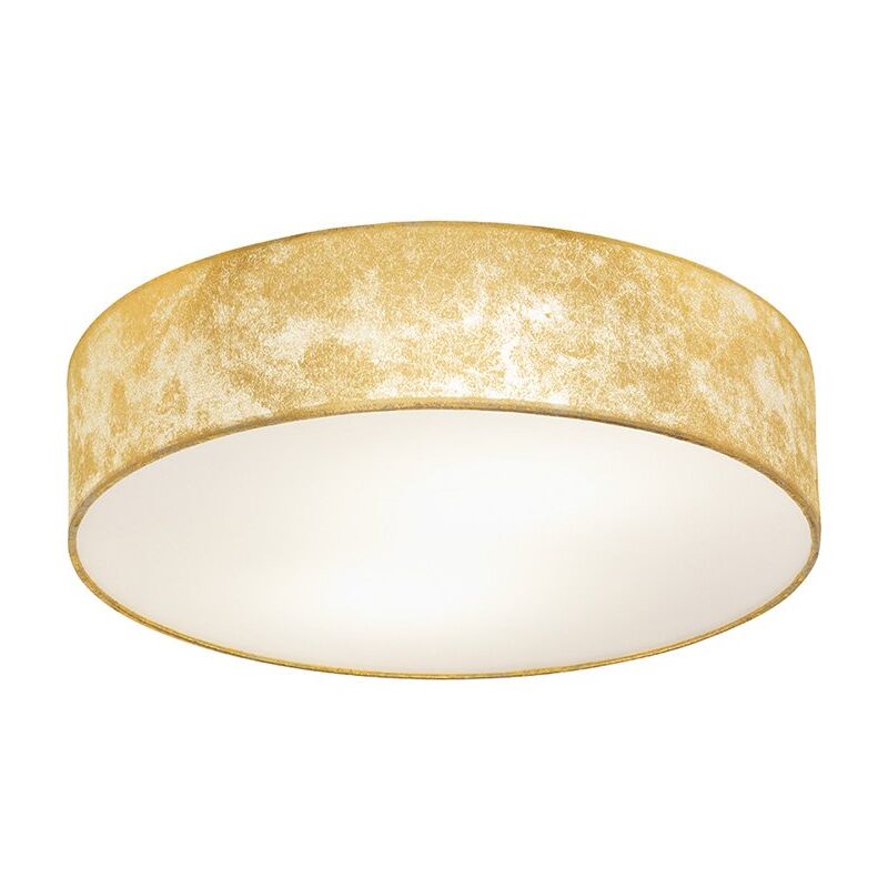 Eglo - Plafoniera Contemporanea Viserbella 1 Luce Acciaio Ottone - Oro