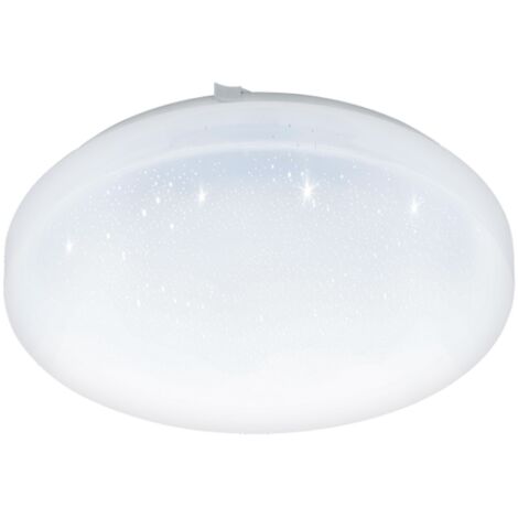 EGLO - PLAFONIERA FRANIA-S IN POLICARBONATO BIANCO 280 MM WARM WHITE