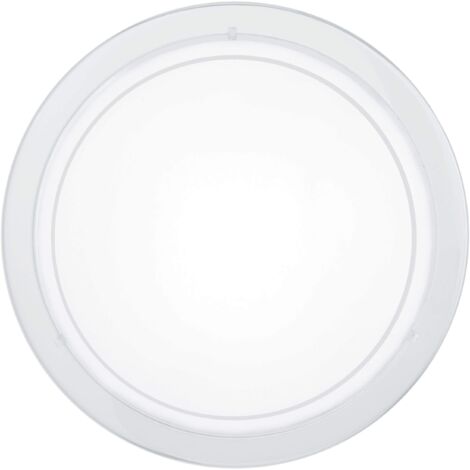 Eglo Plafoniera Planet 1 E27 Moderna Rotonda Bianca 290x85 h mm