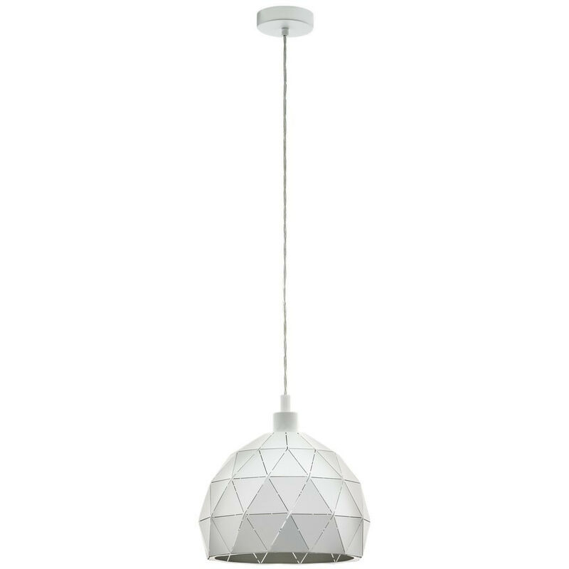 Roccaforte Dome Pendant Ceiling Light White - Eglo