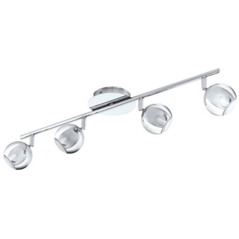EGLO SANCHO 1 Faretto d'illuminazione da superficie Argento GU10 LED 3 W A+ [Classe di efficienza energetica A+]