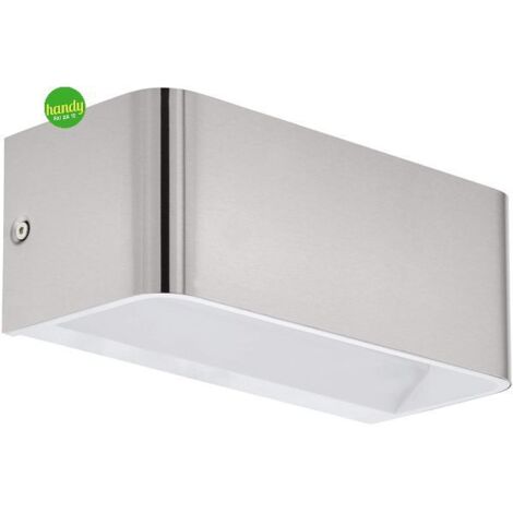 EGLO - SANIA 4 APPLIQUE A LED IN ALLUMINIO NICKEL OPACO 10W 3000K 1300LM 98425