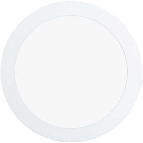 EGLO SPOT LED CIRCOLARE CON LEGA METALLICA BIANCA E PLASTICA 17 cm