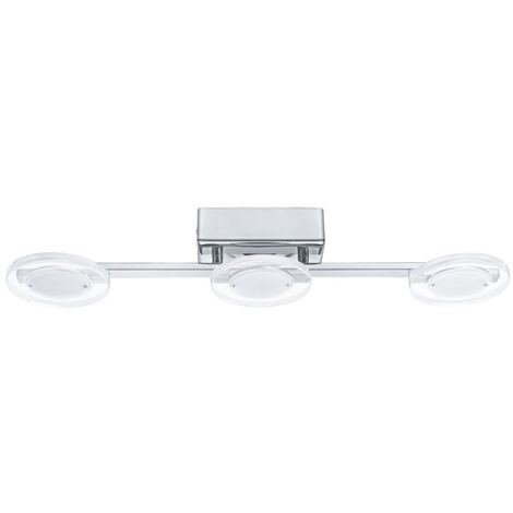 EGLO SPOT LED CON LEGA CROMATA E 3 LUMI 57,5x11,5 cm
