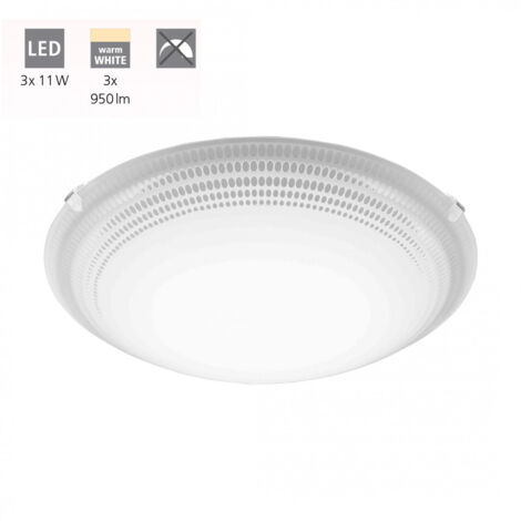EGLO STYLE COLLECTION - PLAFONIERA LED MAGITTA1 DIAM. 25CM  8,2W  BIANCO
