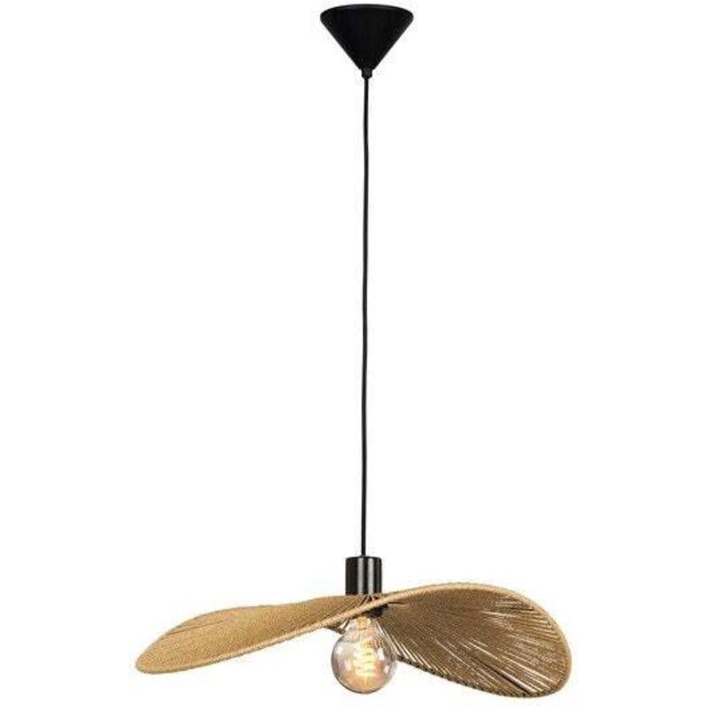 EGLO Suspension EGLO Siruela E27 naturel corde l.56 x 40 cm