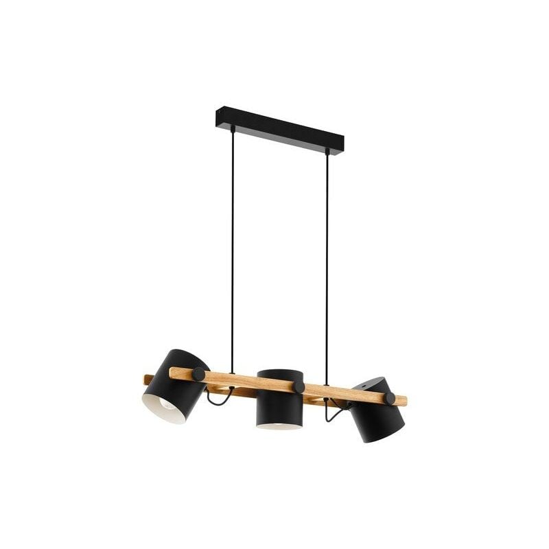Suspension, Industriel Acier Inoxydable Hornwood 3 Lumière(S) - Eglo