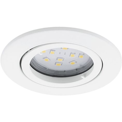 Eglo TEDO Lampada ad Incasso 5 W, Argento
