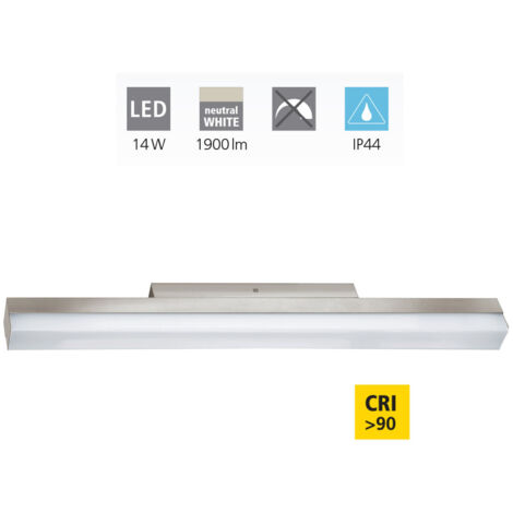 Eglo Torretta Applique murale pour miroir LED 60cm, 4000K Blanc neutre (94617)