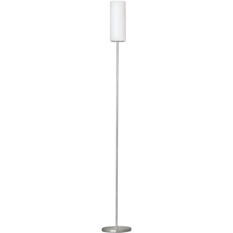 main image of "EGLO TROY 3 White painted glass floor lamp"