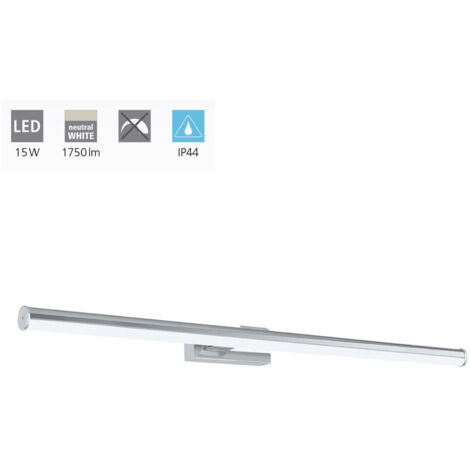 Eglo Vadumi Wandleuchte für Spiegel LED 78cm, 4000K Neutralweiß, Stahl (97083)