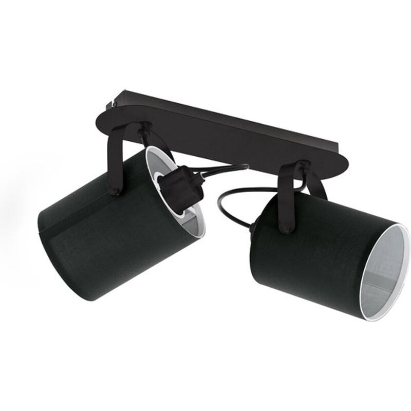 

VILLABATE Lámpara de techo con focos, Negro - Eglo