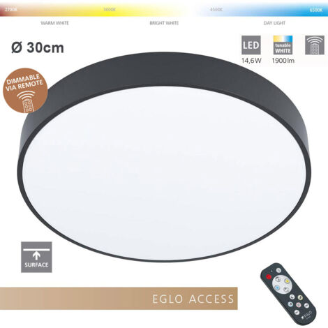 Eglo Zubieta-A Lampada da Incasso, Nero