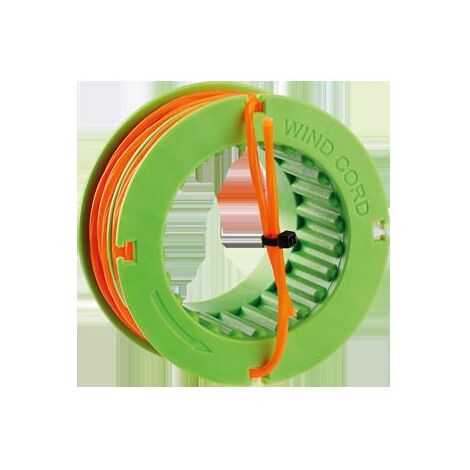 EGO AL2475T 75 m, 2,4 mm gedrehter LOW NOISE Faden (orange/grün)