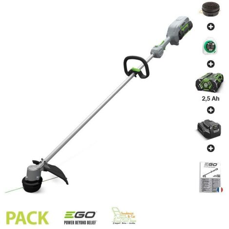 Ego Power+ – Coupe-bordure sans fil 33 cm – Batterie lithium 56V 2,5Ah – Moteur sans balai – Autonomie 60 min – Avance de fil tap & go