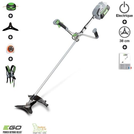 Ego Power+ – Débroussailleuse à batterie 38 cm – Moteur Brushless – Autonomie 1h – Largeur de coupe 30 cm – SKU BC3800E