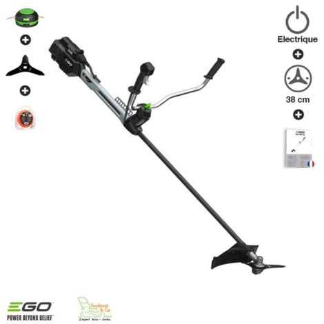 Ego Power+ – Débroussailleuse à batterie 56V – Largeur de coupe 38cm – Compatible avec batteries EGOPOWER 5Ah à 10Ah – BCX3800E