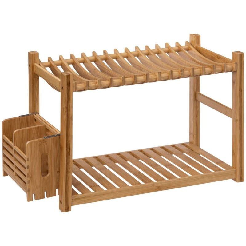 Gouttoir 2 niveaux et couverts bambou - 5five