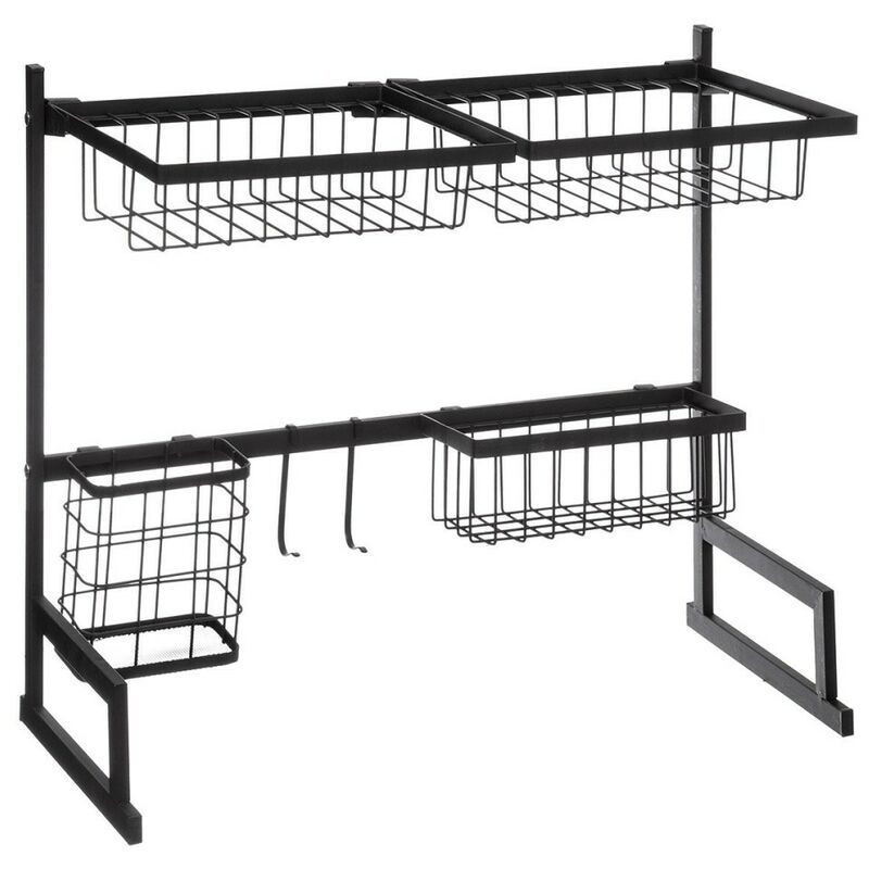 5five Simply Smart - Egouttoir 2 niveaux organisateur évier métal