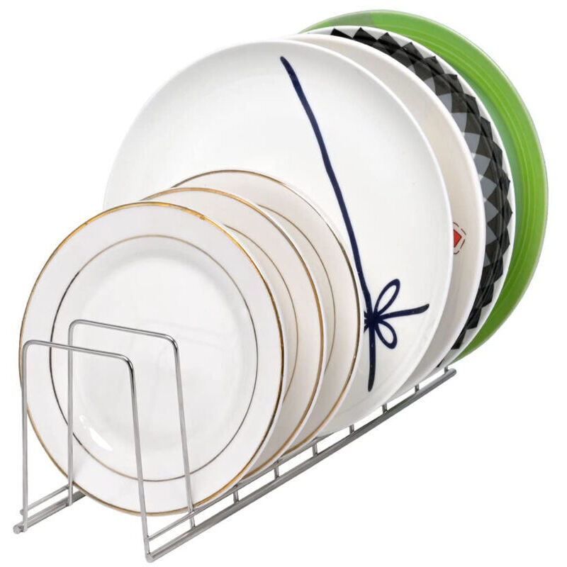 Égouttoir à Bol Robuste 2 Pièces, Repose-Assiette Multifonctionnel pour Organisateur de Cuisine