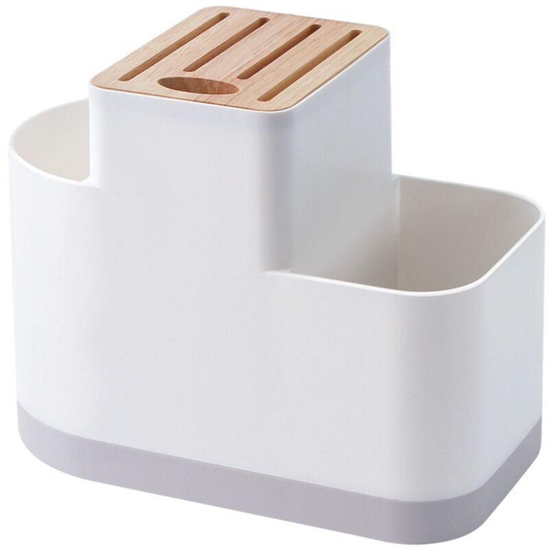 Gouttoir à Couverts Multifonction et Organisateur Porte-Couteau Porte-Ustensiles de Cuisine Caddie pour Baguettes Comptoir CuillèRe