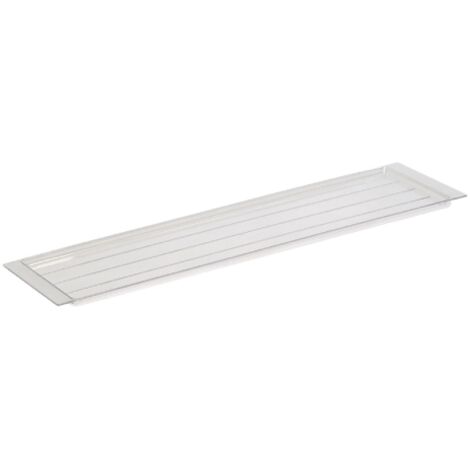 E'gouttoir a' vaisselle longueur totale 76 cm en plastique cristal e'gouttoir a' vaisselle de cuisine