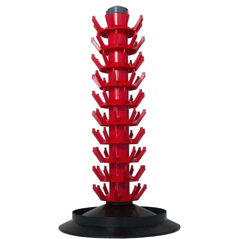 Capaldo - Egouttoir à bouteilles en abs 81 places, muni de poignée - Salon