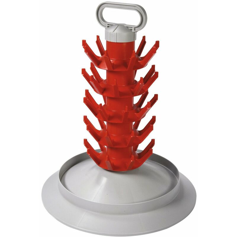 Favex - Egouttoir à bouteilles en plastique fixe 45 places