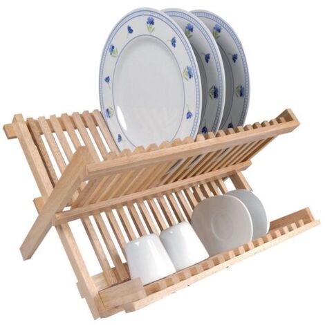 Egouttoir pliable bois 41,5x32x25cm (EM.097) METALTEX - 69043410080