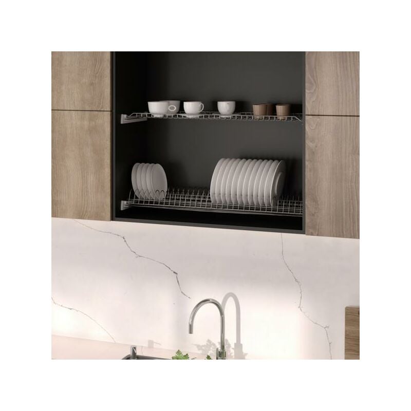 Gouttoir Suprastar pour module, 900, Peint en aluminium, Acier - talla - Emuca