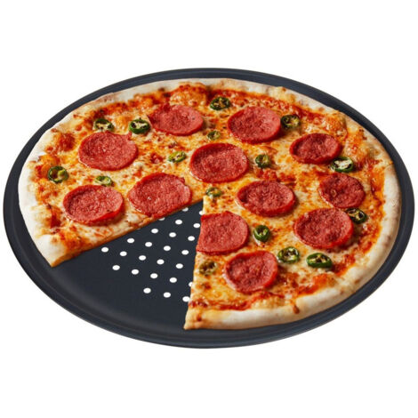 EH Excellent Houseware, Form zum Backen Pizza, Original-Backblech, Ø 32 cm