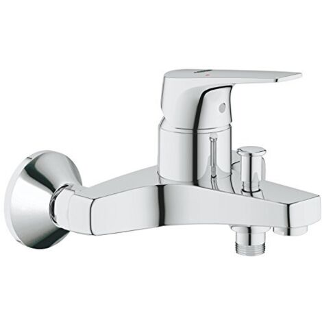 EH-Wannenbatterie BauFlow 23756 Montaggio a parete cromato