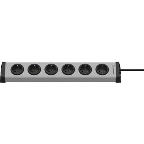 Ehmann 0200x00062303 Multipresa Grigio, Nero Schuko 1 pz.