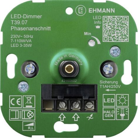 Ehmann 3900x0700 Dimmer Bianco 110 W per Lampada