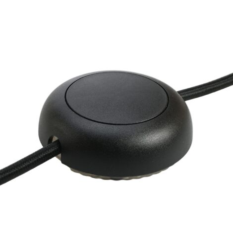 EHMANN LED Dimmer elettronico T24.08 (2420x0800), taglio di fase, 230 V, 50 Hz, Potenza: LED 3-55 W, 5-150 W/VA, colore: nero