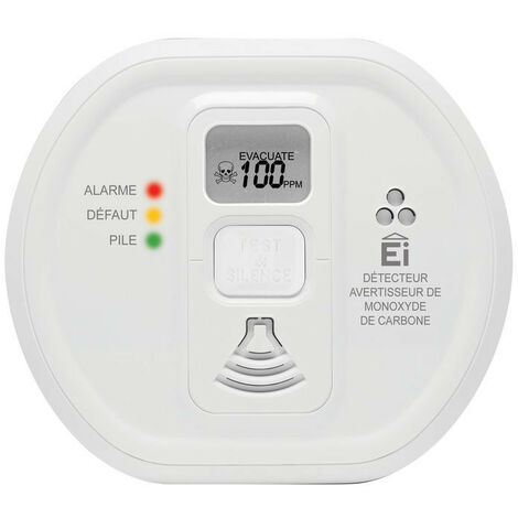 Ei208DW-Détec. CO Pile Lithium avec écran (NUG35119)