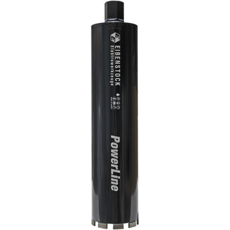EIBENSTOCK Diamant-Nass-Bohrkrone 1 ¼" PowerLine Ø 112 mm, Nutzlänge 450  mm, 9 Segmente