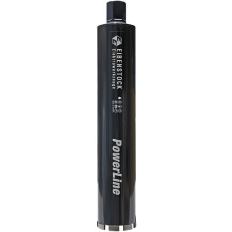 EIBENSTOCK Diamant-Nass-Bohrkrone 1 ¼" PowerLine Ø 92mm, Nutzlänge 450  mm, 8 Segmente