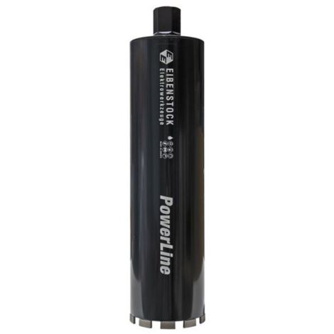 EIBENSTOCK Diamant-Nass-Bohrkronen 1¼" Powerline, Ø 127 mm,Nutzlänge 450 mm - 36E12700