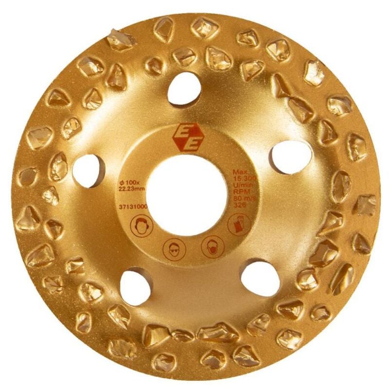 Disque de fraisage carbure grossier ø 100mm (or) - 37131000 - Eibenstock