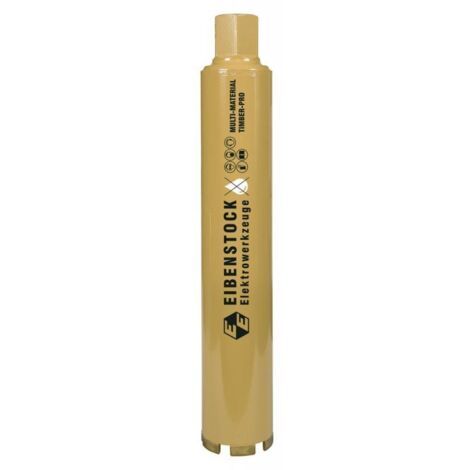 EIBENSTOCK Foret diamanté à sec multi-matériaux TIMBER-PRO 1¼", Ø 68 mm, longueur utile 350 mm, 6 segments - 36W06800