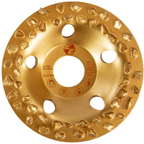 EIBENSTOCK Hartmetall-Frässcheibe grob Ø 100mm (gold) - 37131000