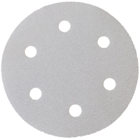 Eibenstock Schleifpapier P24 (Halbedelkorund, 6-fach gelocht, Klett), Ø 225 mm, 10Stück/Pack 10 Stk