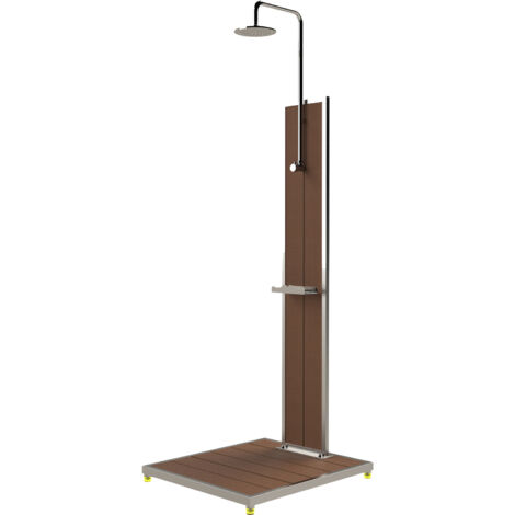 Eichenwald Modell 70 Gartendusche Bahama mit Bodenplatte