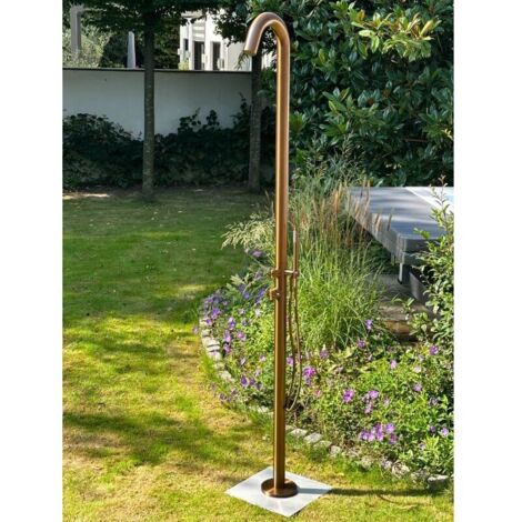 Eichenwald Modell 70 Gartendusche Sylt in Rosé Gold