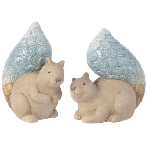 Eichhörnchen Creme Abmessung 7,5x13,5x15 cm 8x14,5x14 cm Einzelstück