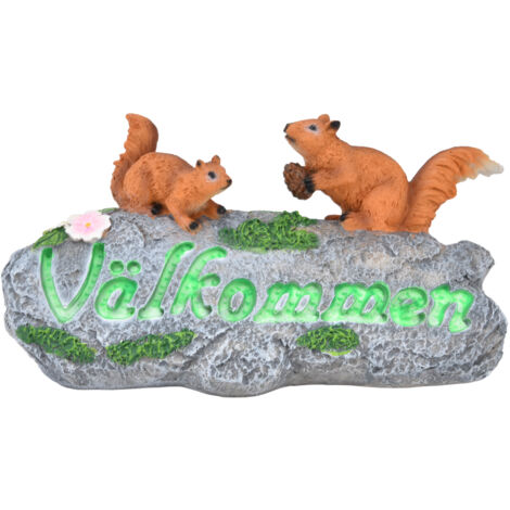 Eichhörnchenstatue aus wasserfestem Kunstharz für Garten, Balkon oder Innenbereich