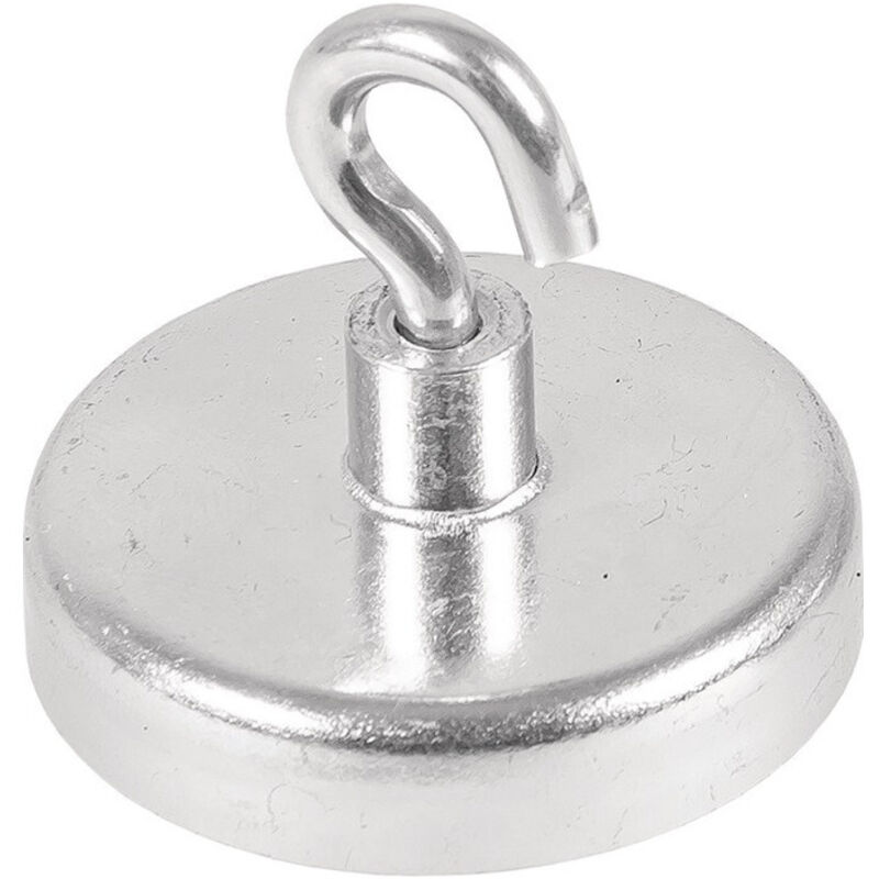 FP - Aimant puissant d. 36 mm galvanisé, avec crochet