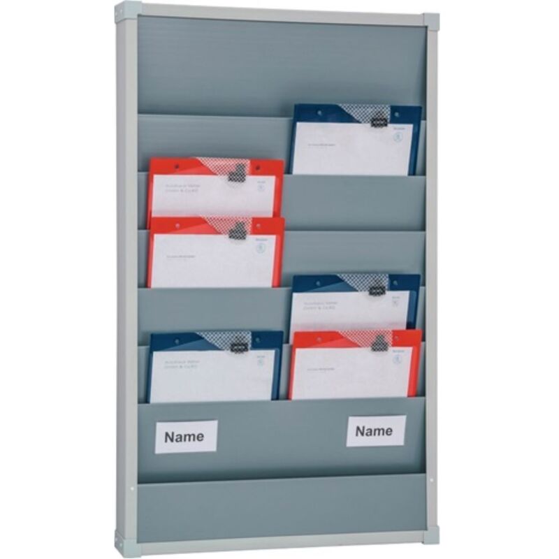 FP - Planificateur d'atelier H900xl554xP76 mm gris 2 rangées