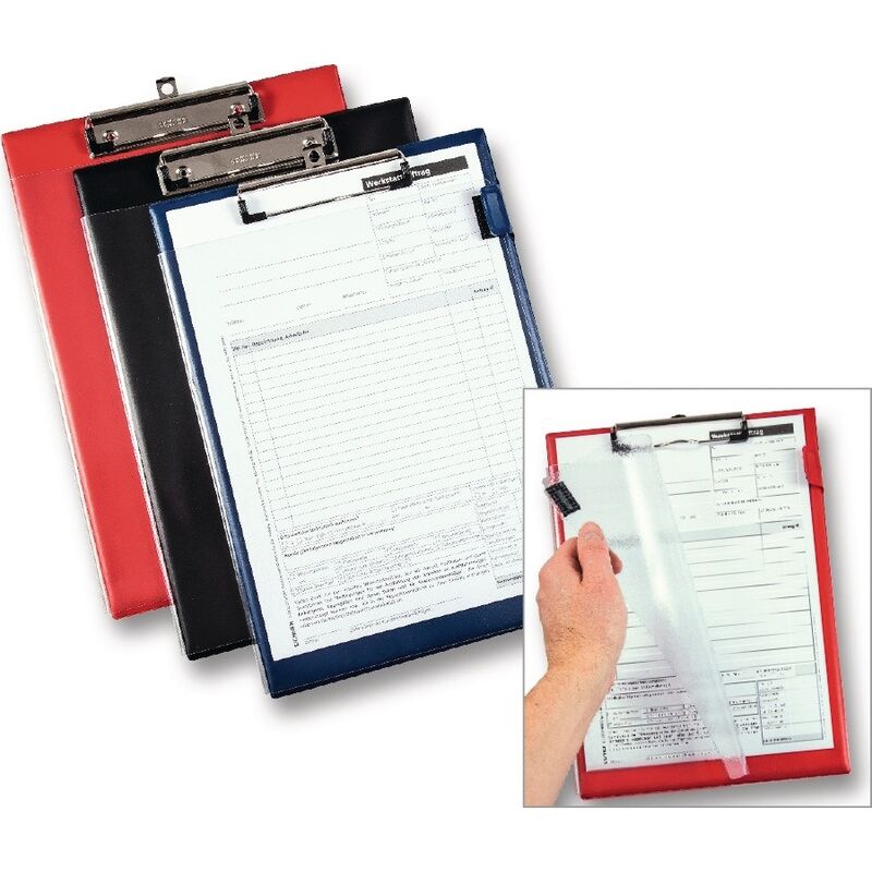 FP - Sac d'application avec fermeture autoagrippante Format A4 rouge